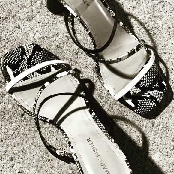Marc Fisher Snakeskin ‘Aliana’ Sandals - Picture 3 of 13